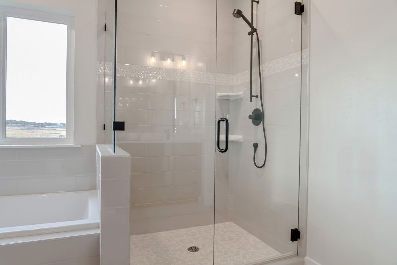 Stylish Shower with Glass Doors